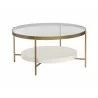 Sunpan Gia Coffee Table - Angled View - Sunpan Gia Coffee Table - Angled View
