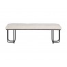 Maverick Bench - Eclipse White - Front