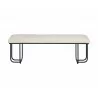 Maverick Bench - Eclipse White - Front - Maverick Bench - Eclipse White - Front