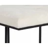 Maverick Bench - Eclipse White - Edge Close-Up - Maverick Bench - Eclipse White - Edge Close-Up