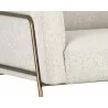 Cybil Lounge Chair - Dove Cream - Leg Close-Up - Cybil Lounge Chair - Dove Cream - Leg Close-Up