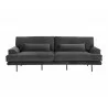 Abigail Sofa - Polo Club Kohl Grey - Front - Abigail Sofa - Polo Club Kohl Grey - Front