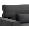 Abigail Sofa - Polo Club Kohl Grey - Seat Close-up - Abigail Sofa - Polo Club Kohl Grey - Seat Close-up