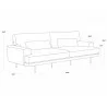 Abigail Sofa - Dove Cream - Dimensions - Abigail Sofa - Dove Cream - Dimensions