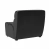 Cornell Modular - Armless Chair - Coal Black - Back Angle - Cornell Modular - Armless Chair - Coal Black - Back Angle