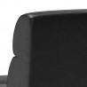 Cornell Modular - Armless Chair - Coal Black - Seat Back Close-Up