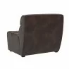 Cornell Modular - Armless Chair - Havana Dark Brown - Back Angle - Cornell Modular - Armless Chair - Havana Dark Brown - Back Angle