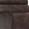 Cornell Modular - Armless Chair - Havana Dark Brown - Seat Close-Up