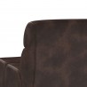 Cornell Modular - Armless Chair - Havana Dark Brown - Back Close-Up