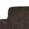 Cornell Modular - Armless Chair - Havana Dark Brown - Back Close-Up - Cornell Modular - Armless Chair - Havana Dark Brown - Back Close-Up