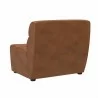 Cornell Modular - Armless Chair - Tobacco Tan - Back Angle - Cornell Modular - Armless Chair - Tobacco Tan - Back Angle