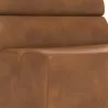 Cornell Modular - Armless Chair - Tobacco Tan - Seat Close-Up - Cornell Modular - Armless Chair - Tobacco Tan - Seat Close-Up
