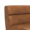 Cornell Modular - Armless Chair - Tobacco Tan - Seat Back Close-Up - Cornell Modular - Armless Chair - Tobacco Tan - Seat Back Close-Up