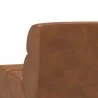 Cornell Modular - Armless Chair - Tobacco Tan - Back Seat Close--up - Cornell Modular - Armless Chair - Tobacco Tan - Back Seat Close--up