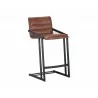 Webber Counter Stool - Cantina Saddle - Angled View - Webber Counter Stool - Cantina Saddle - Angled View