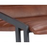 Webber Counter Stool - Cantina Saddle - Seat Close-up