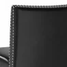 Vintage Swivel Counter Stool - Coal Black - Seat Back Angle - Vintage Swivel Counter Stool - Coal Black - Seat Back Angle