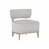 Melville Lounge Chair - Polo Club Stone - Angled - Melville Lounge Chair - Polo Club Stone - Angled