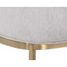 Melville Lounge Chair - Polo Club Stone - Leg Close-up