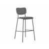 SUNPAN Cullen Barstool - Polo Club Kohl Grey/Polo Club Stone, Angeld View - SUNPAN Cullen Barstool - Polo Club Kohl Grey/Polo Club Stone, Angeld View