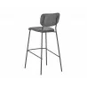 SUNPAN Cullen Barstool - Polo Club Kohl Grey/Polo Club Stone, Back Angle - SUNPAN Cullen Barstool - Polo Club Kohl Grey/Polo Club Stone, Back Angle