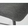 SUNPAN Cullen Barstool - Polo Club Kohl Grey/Polo Club Stone, Seat Close-up - SUNPAN Cullen Barstool - Polo Club Kohl Grey/Polo Club Stone, Seat Close-up