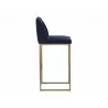Nevin Barstool - Sapphire Blue - Side Angle - Nevin Barstool - Sapphire Blue - Side Angle