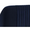 Nevin Barstool - Sapphire Blue - Seat Back Close-up