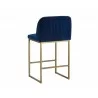 Nevin Counter Stool - Sapphire Blue - Back Angle - Nevin Counter Stool - Sapphire Blue - Back Angle