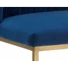 Nevin Counter Stool - Sapphire Blue - Seat Close-up - Nevin Counter Stool - Sapphire Blue - Seat Close-up