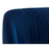 Nevin Counter Stool - Sapphire Blue - Seat Back Close-up