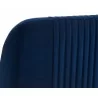 Nevin Counter Stool - Sapphire Blue - Seat Back Close-up - Nevin Counter Stool - Sapphire Blue - Seat Back Close-up