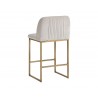 Nevin Counter Stool - Polo Club Muslin - Back Angle