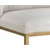 Nevin Counter Stool - Polo Club Muslin - Seat Close-up - Nevin Counter Stool - Polo Club Muslin - Seat Close-up