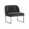 Nevin Lounge Chair - Shadow Grey - Angled View