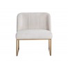 Nevin Lounge Chair - Polo Club Muslin - Front