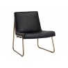 Anton Lounge Chair - Vintage Black - Angled View