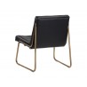 Anton Lounge Chair - Vintage Black - Back Angle