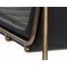 Anton Lounge Chair - Vintage Black - Frame Close-up - Anton Lounge Chair - Vintage Black - Frame Close-up