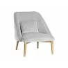 Riley Lounge Chair - Polo Club Stone - Angled View - Riley Lounge Chair - Polo Club Stone - Angled View