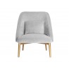 Riley Lounge Chair - Polo Club Stone - Front