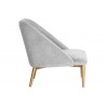 Riley Lounge Chair - Polo Club Stone - Side Angle