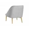 Riley Lounge Chair - Polo Club Stone - Back Angle - Riley Lounge Chair - Polo Club Stone - Back Angle