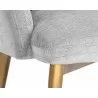 Riley Lounge Chair - Polo Club Stone - Seat Close-Up - Riley Lounge Chair - Polo Club Stone - Seat Close-Up