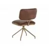 Virtu Swivel Dining Chair - Bravo Cognac - Seat Back Angle - Virtu Swivel Dining Chair - Bravo Cognac - Seat Back Angle