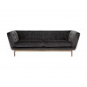 Petal Sofa - Piccolo Pebble - Front