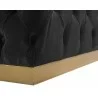 Babette Bench - Abbington Black - Edge Close-Up - Babette Bench - Abbington Black - Edge Close-Up