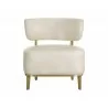 Melville Lounge Chair - Bravo Cream - Front View - Melville Lounge Chair - Bravo Cream - Front View