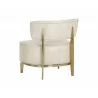 Melville Lounge Chair - Bravo Cream - Back Angle - Melville Lounge Chair - Bravo Cream - Back Angle