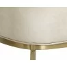 Melville Lounge Chair - Bravo Cream - Leg Close-up - Melville Lounge Chair - Bravo Cream - Leg Close-up